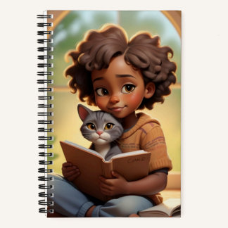 Carnet Girl & Cat