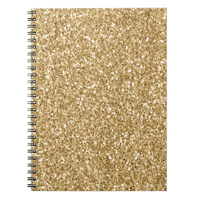 Carnet Girl Glitzy Gold Parties scintillant (Devant)