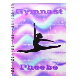 Carnet Girls Gymnastique Purple Pastel