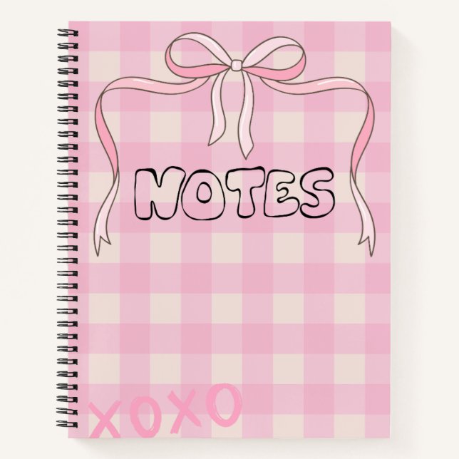 Carnet Girly Bow Notebook (Devant)