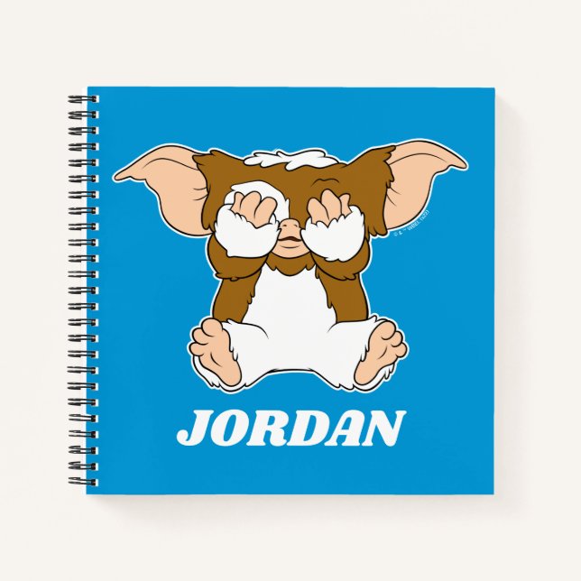 Carnet Gizmo | Cute Comic Character | Add Your Name (Devant)