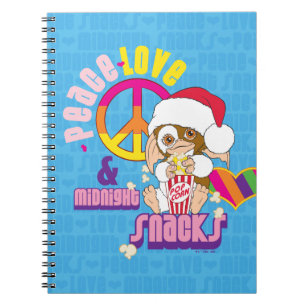 Carnet Gizmo Peace Love & Midnight Snacks