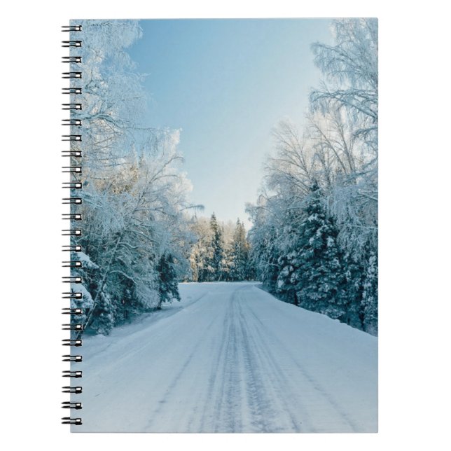 Carnet Glace et neige | Route d'hiver gelée Russie, Sibér (Devant)