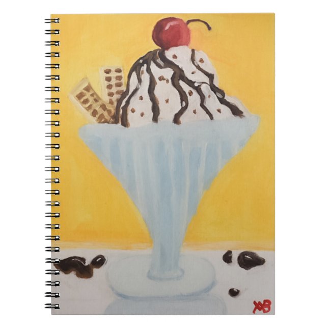 Carnet Glace royale (Devant)