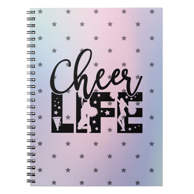 Carnet Glamour Cheerleader Star Gradient (Devant)