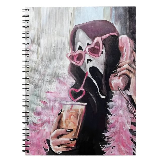 Carnet Glamourface : Un rose et un joli lasseur (Devant)