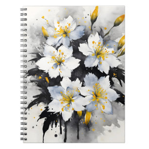 Carnet Gloire de la Neige - Fleurs aquarelle