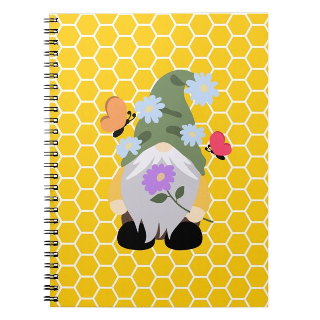 Carnet Gnome du printemps (Devant)