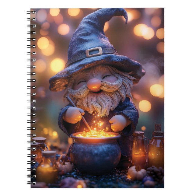 Carnet Gnome souriant Stirring Magic Pot (Devant)