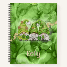 Gnomes de la Saint-Patrick sur l'encre d'alcool ve