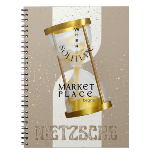 Carnet Gold Art Nouveau Introvert Philosophie citation