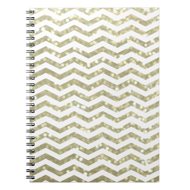 Carnet Gold Chevron (Devant)