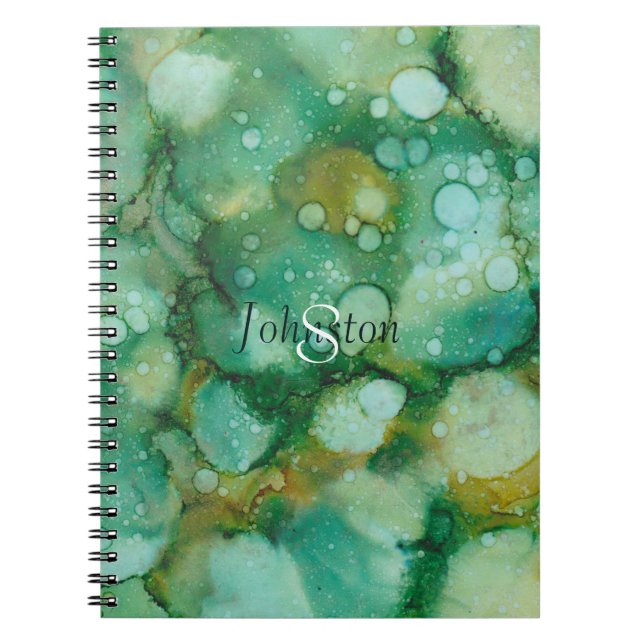 Carnet "Gold Dusted Flowers" Personnaliser (Devant)