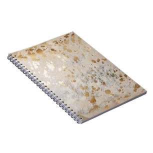 Carnet Gold Faux Cowhide Imprimer Metallic Cowgirl Wester