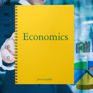 Carnet Gold Personnalisé Économie Éducative