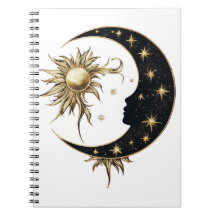Carnet Gold Sun & Moon