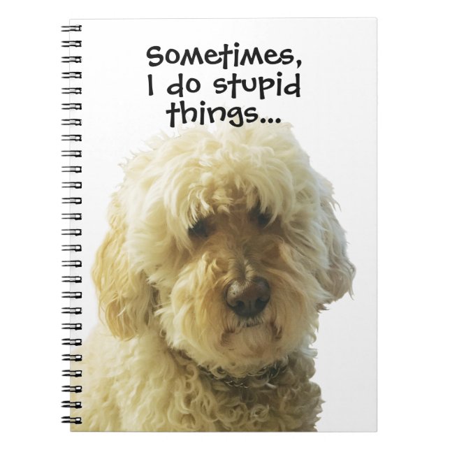 Carnet Golden Doodle Journal, joli Doodle moppy adorable (Devant)