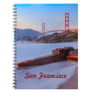 Carnet Golden Gate Bridge à San Francisco, Baker Beach