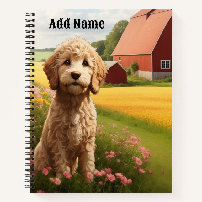 Carnet Goldendoodle (Devant)
