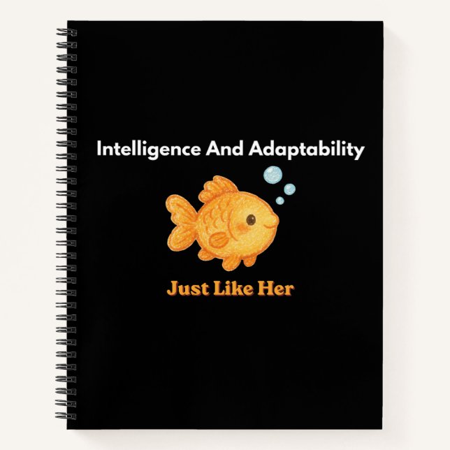 Carnet Goldfish Swim - Intelligence and Adaptability (Devant)