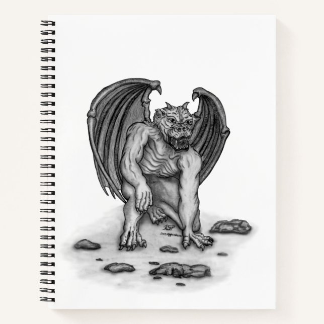 Carnet Golem Gargoyle (Devant)