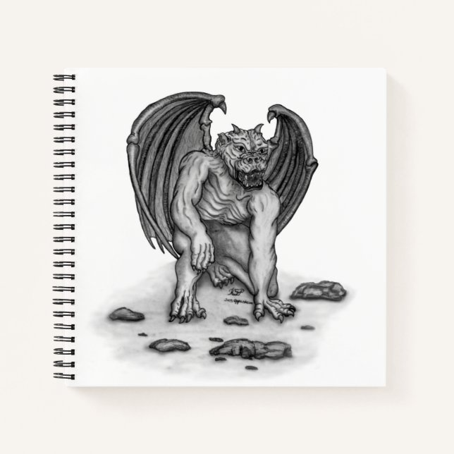 Carnet Golem Gargoyle (Devant)