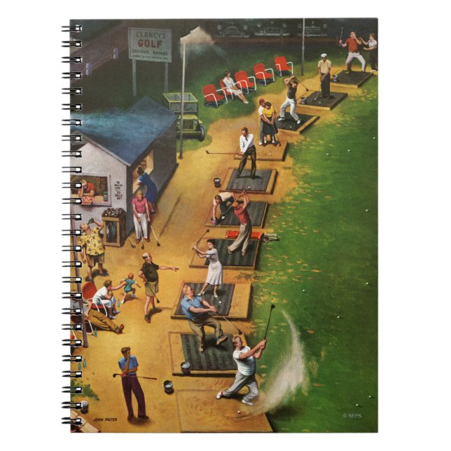 Carnet Golf Driving Range par John Falter (Devant)