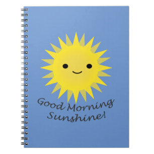 Carnet Good morning Sunshine Cute Kawaii Sun