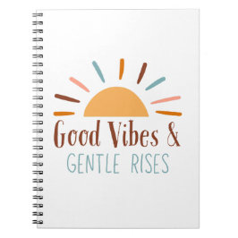 Carnet Good Vibes & Gentle Rises Boho Carnet/Journal