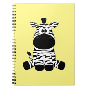 Carnet Goofy Zebra Jaune