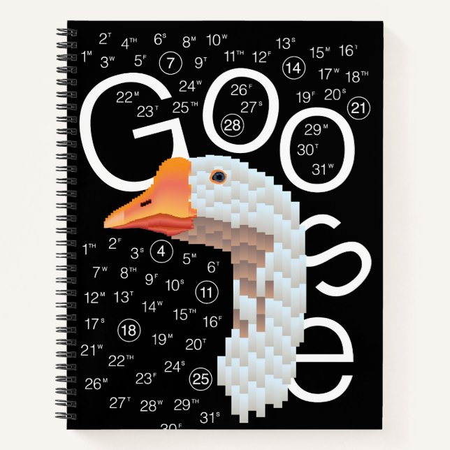Carnet GOOSE : Un Pixellisation (Devant)