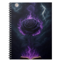 Goth Flame Rose