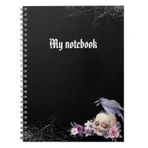 Carnet gothique - Journal esthétique foncé