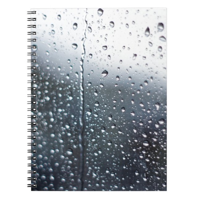 Carnet Gouttes de pluie de fenêtre (Devant)