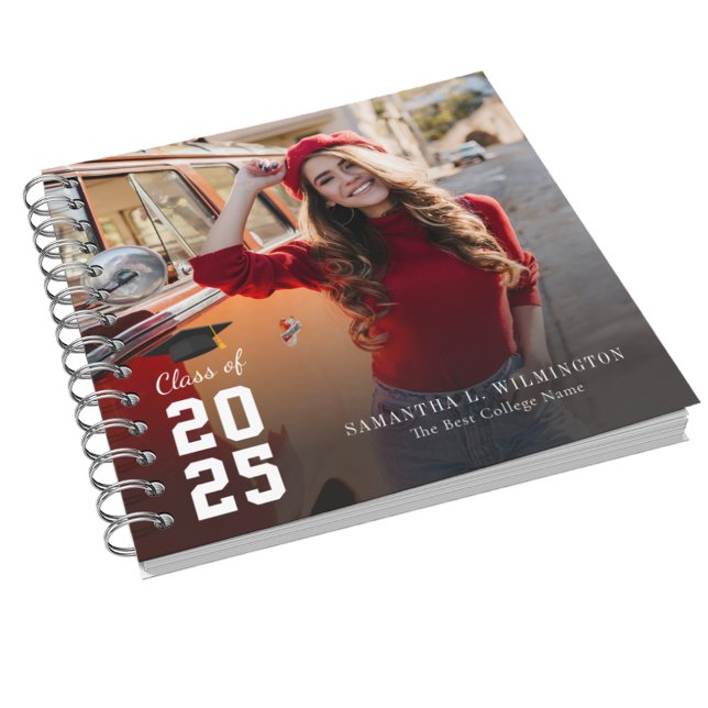 Carnet Graduation 2025 Photos Grad Party invité (Graduation 2025 Photos Grad Party Guest Notebook)