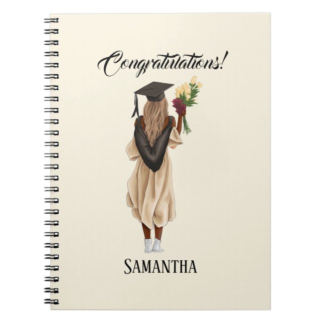 Carnet Graduation de l'aquarelle personnalisée (6) (Devant)