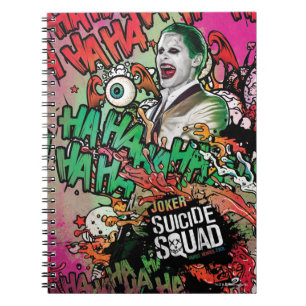 Carnet Graffiti de caractère de joker du peloton   de