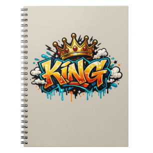 Carnet Graffiti Roi Couronné de la Rue