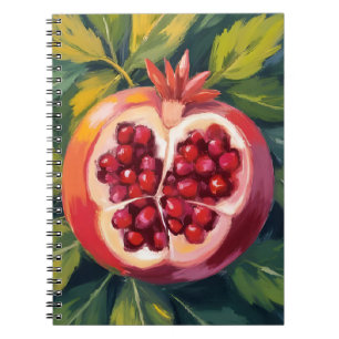 Carnet Graines de Grenade Peinture de Fruit