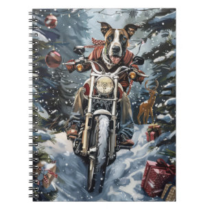Carnet Grand chien Danse équitation moto Noël