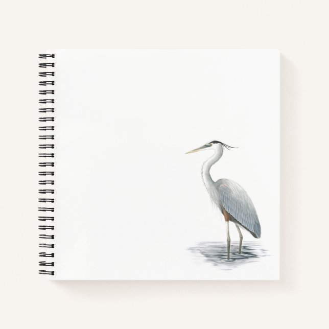 Carnet Grand héron bleu (Devant)