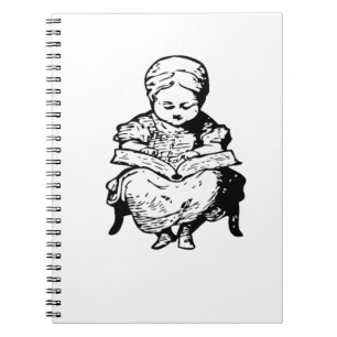 Carnet Grand-mère vous a lu une histoire dessin illustran