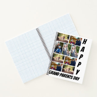 Carnet Grand-parents personnalisés Jour 9 Photo Collage