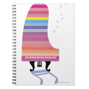 Carnet Grand piano du Colorful