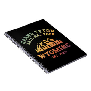 Carnet Grand Teton National Park Wyoming États-Unis Dégra