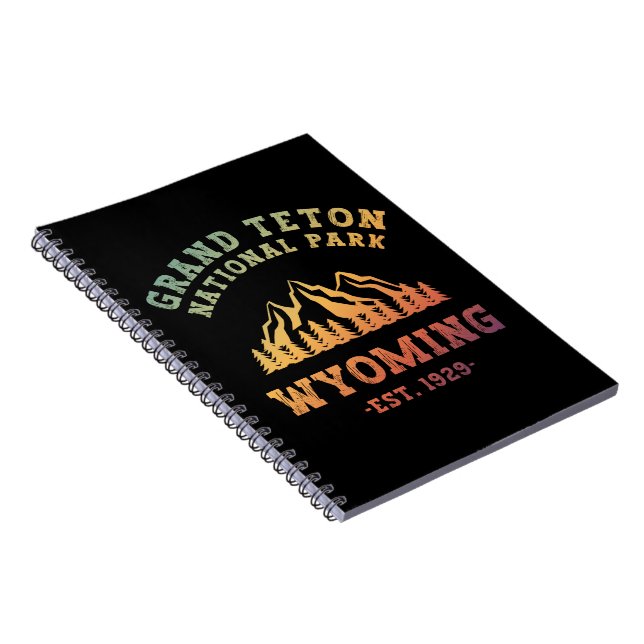 Carnet Grand Teton National Park Wyoming USA Gradient (Côté Droit)