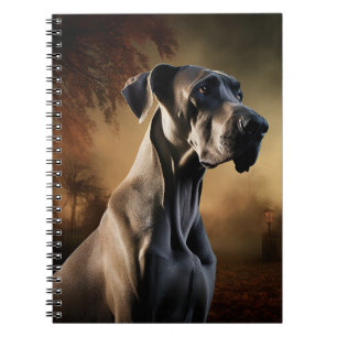 Carnet Grande Dane Halloween effrayante