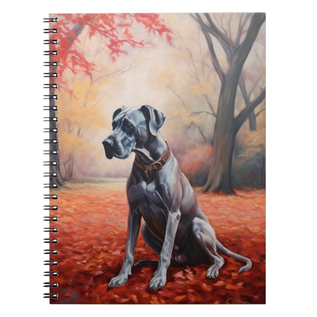 Carnet Grande Danse en automne Feuilles automne Inspirati (Devant)