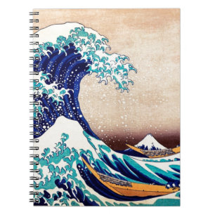 Carnet Grande vague au large de Kanagawa Boîtier japonais