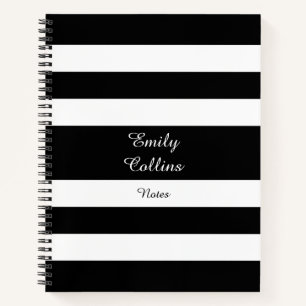 Carnet Grandes Blancs Et Noirs Modernes